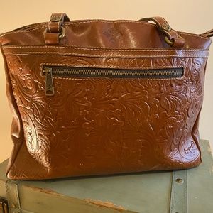 Gently Used Patricia Nash Poppy Tooled Tote